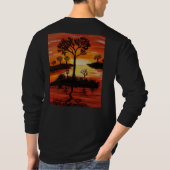 DG Paintings Sunset reflections long sleeve (2) Tシャツ (裏面)