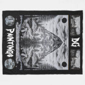 DG Paintings Wild Mountain Blanket フリースブランケット (正面(横))