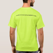 DGBGヴィンテージメンズネオンピンクティー Tシャツ (裏面)