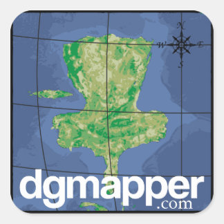 DGMapper.comシールのシート スクエアシール