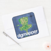 DGMapper.comシールのシート スクエアシール (封筒)