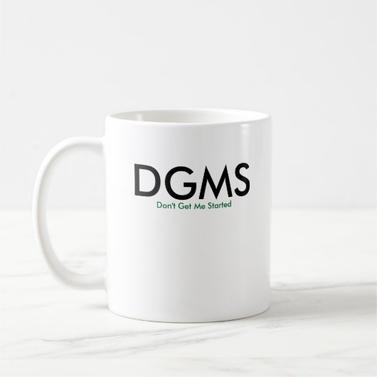 DGMSの付属品 コーヒーマグカップ (左)