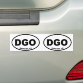 DGOドゥランゴコロラド バンパーステッカー (車上)