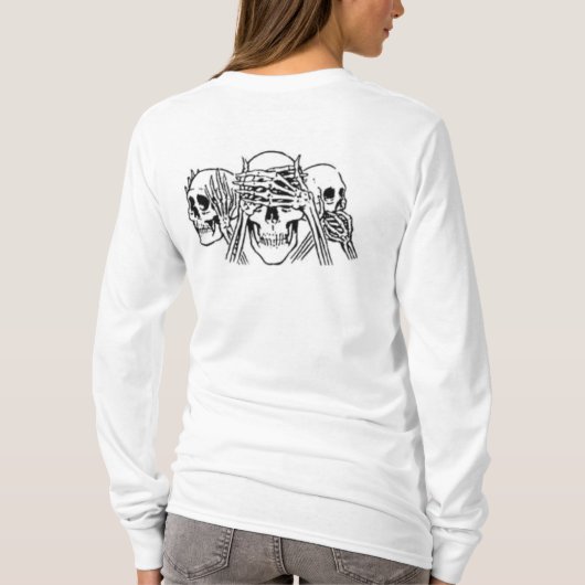 DHのフード付きスウェットシャツ Tシャツ (裏面)