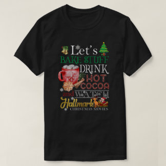 DH焼いてみよう物ドリンク熱ココアとウォッチホール Tシャツ
