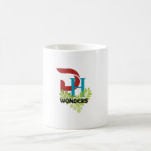 DH Wonders Logo Ceramic Coffee Mug | Minimal Brand モーフィングマグカップ (中央)