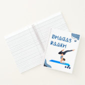 Dhagas Raakh Yoga – スパイラルノインスパイアートノート ノートブック (内部)