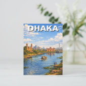 Dhaka Bangladesh ポストカード (スタンド正面)