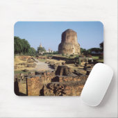 Dhamekhのstupa、c.500広告 マウスパッド (マウス)