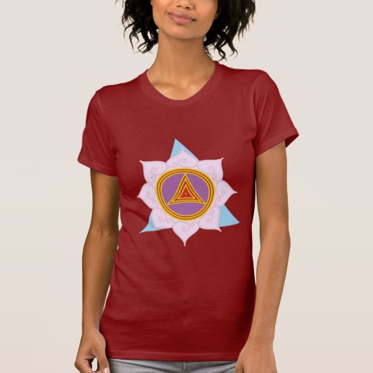 DhanwantariのヨガKali Yantra Tシャツ (正面)
