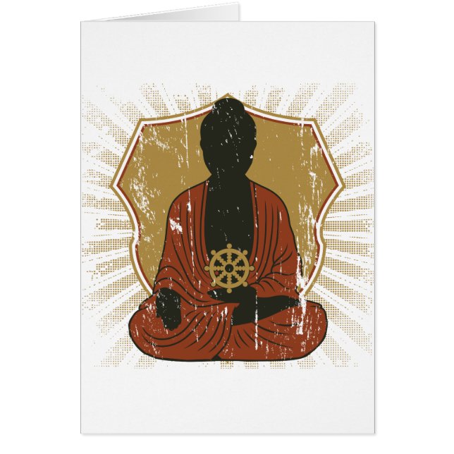 Dharmaの車輪をめい想している仏 (正面)