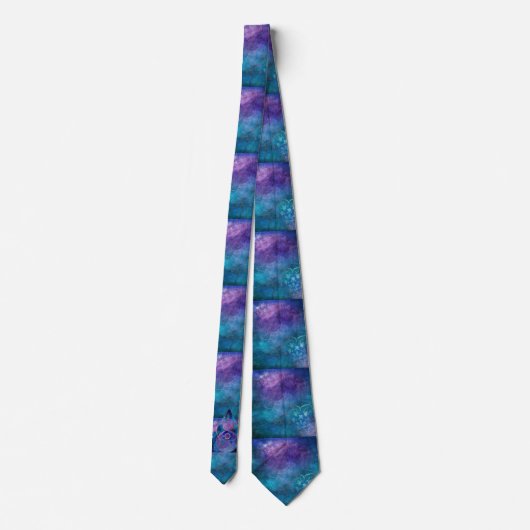 Dharma Sacred Geometry Galaxy Neck Tie ネクタイ (裏面)