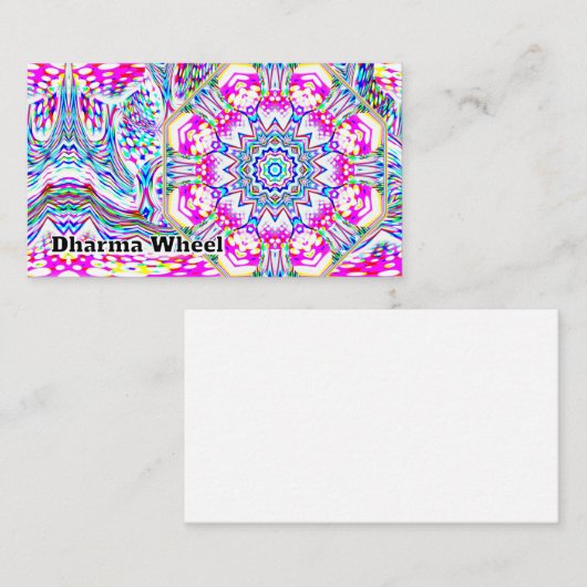 Dharma Wheel ( you may change the words ) 名刺 (正面/裏面)