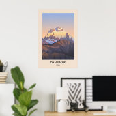 Dhaulagiri Nepal Travel Poster ポスター (ホームオフィス)