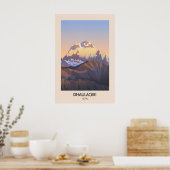Dhaulagiri Nepal Travel Poster ポスター (キッチン)