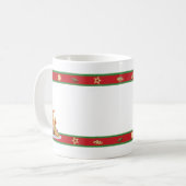 DHGのクッキー交換クリスマスのマグ コーヒーマグカップ (正面左)