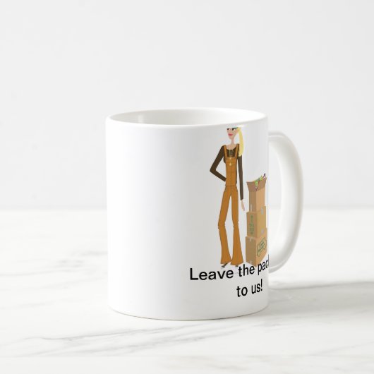 DHGのクラシックなマグ(11のoz) コーヒーマグカップ (正面右)