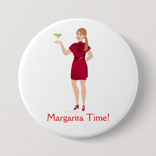 DHGの大きいボタン 缶バッジ (正面)