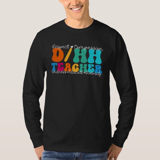 DHH Teacher Appreciation Week Back to School Tシャツ (正面)