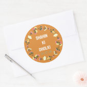 dholki用のカスタマイズ可能なステッカー ラウンドシール (封筒)