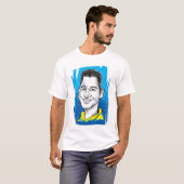 Dhoni Caricature Tシャツ (正面フル)