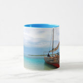 Dhow、伝統的Zanzibar、タンザニア マグカップ (中央)