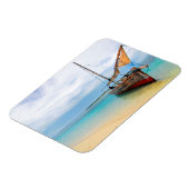 Dhow、伝統的Zanzibar、タンザニア マグネット (左側)