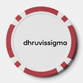Dhruvissigma ポーカーチップ (裏面)