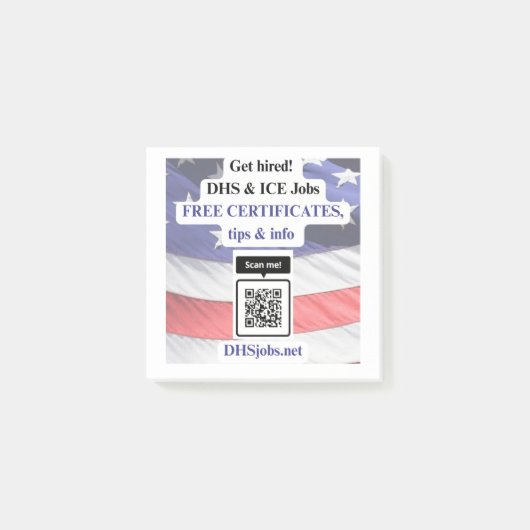DHSとICEのジョブポストイット ポストイット (正面)