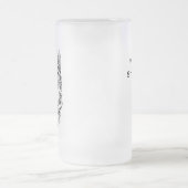 DHSによって曇らされるステイン フロストグラスビールジョッキ (中央)