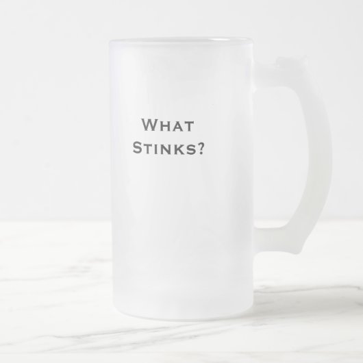 DHSによって曇らされるステイン フロストグラスビールジョッキ (右)