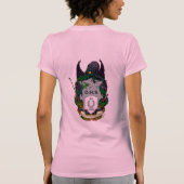 DHSの女性の軽いティー-色の頂上 Tシャツ (裏面)