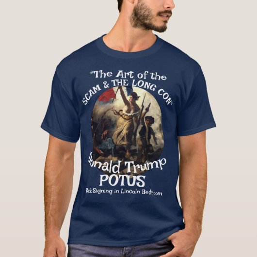 DHS FBI CBP アメリカ 国旗 愛国主義 政治 Tシャツ (正面)