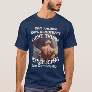 DHS FBI CBP ガビン・ニューサム 大統領 民主党 x Tシャツ