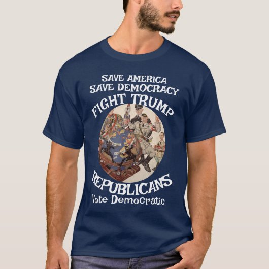 DHS FBI CBP ガビン・ニューサム 大統領 民主党 x Tシャツ (正面)