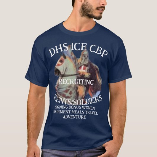 DHS FBI CBP 医療保険 値上がり Tシャツ (正面)