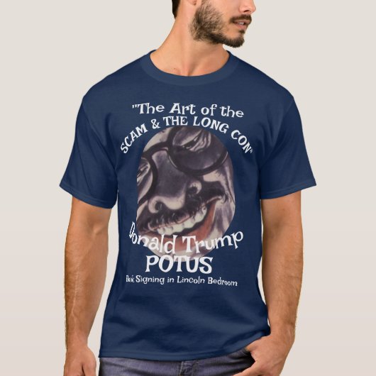 DHS FBI CBP 本当の政治スキャンダル アート トランプ POTUS 5 Tシャツ (正面)