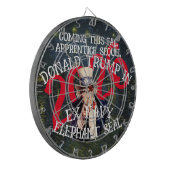 DHS FBI CBP War Crimes Criminal President Murderer ダーツボード (正面左)