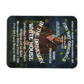 DHS FBI CBP War Crimes Criminal President Murderer マグネット (横)