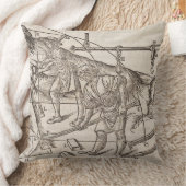 「DiルーチョVitから石造りのブロックを、動かす方法 クッション (ブランケット)