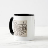 「DiルーチョVitから石造りのブロックを、動かす方法 マグカップ (正面左)