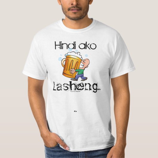 "Di Ako Laseng"のフィリピン人のワイシャツ Tシャツ (正面)