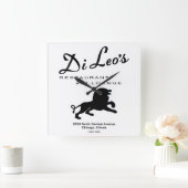 Di Leo's Restaurant，シカゴ， IL スクエア壁時計 (ホーム)