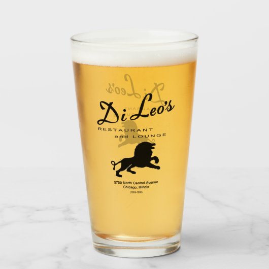Di Leo's Restaurant,シカゴ, IL タンブラーグラス (ドリンク正面)