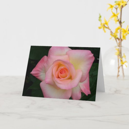 Di Rose女性 カード (黄色い花)