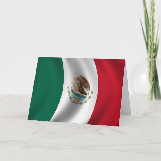 Día de la Bandera (Mexican Flag Day) カード (正面)