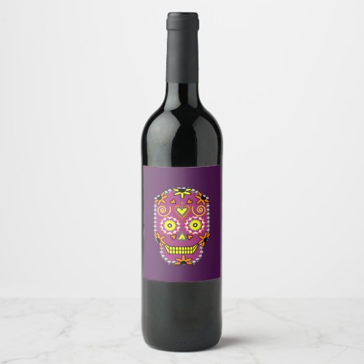 Dia de la Muerte Purple WIneラベル ワインラベル (正面)