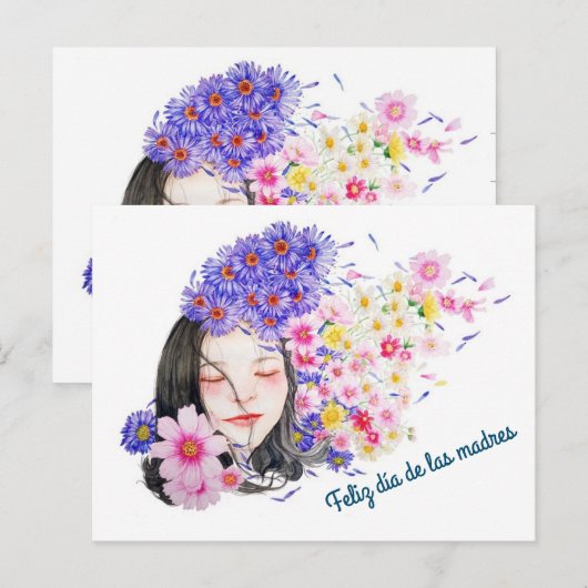 Día de las madres ポストカード (正面/裏面)