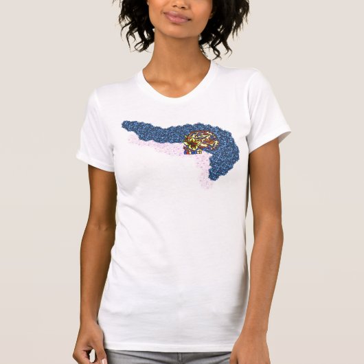 dia de losの青の花! tシャツ (正面)