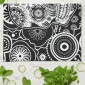 Dia De Los Muertes Sugarのスカル キッチンタオル (折り畳み)